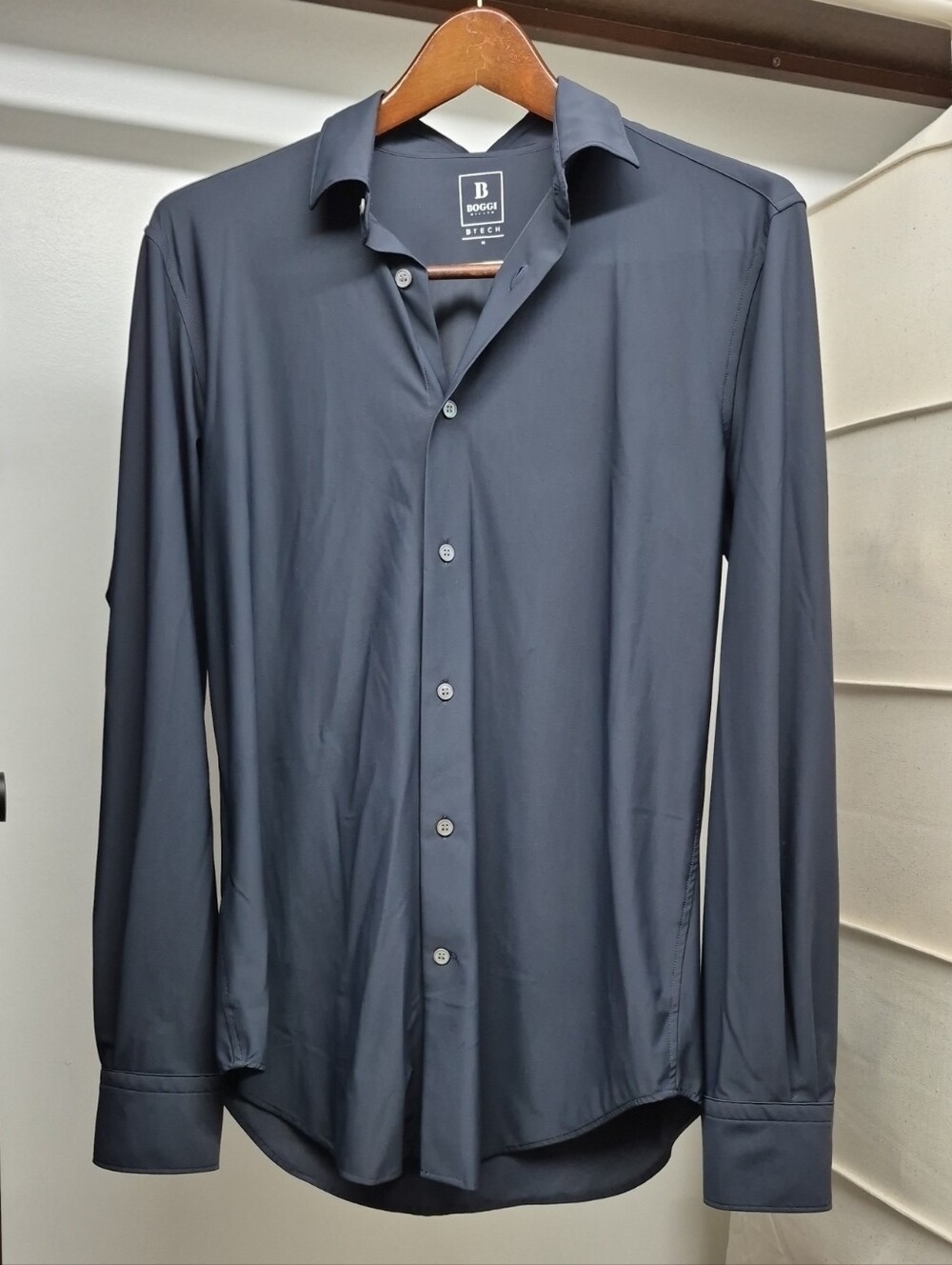 Boggi Milano Men's Navy Dress Shirt